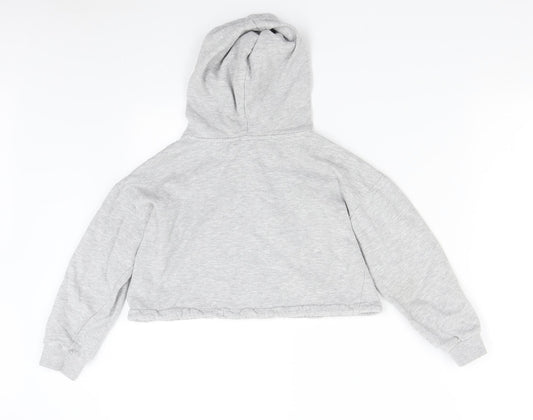H&M Girls Grey   Pullover Sweatshirt Size 8-9 Years  - New York