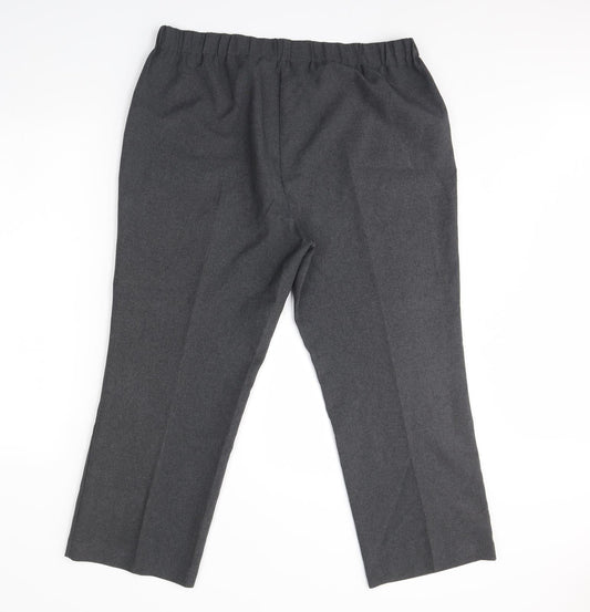 Bonmarché Womens Grey   Dress Pants Trousers Size 16 L28 in
