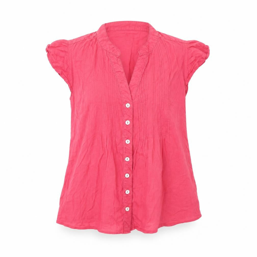 New Look Womens Pink   Basic Button-Up Size 8