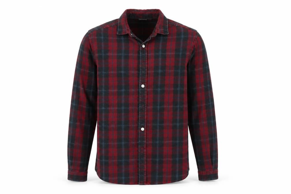 ASOS Mens Red Check   Button-Up Size XS