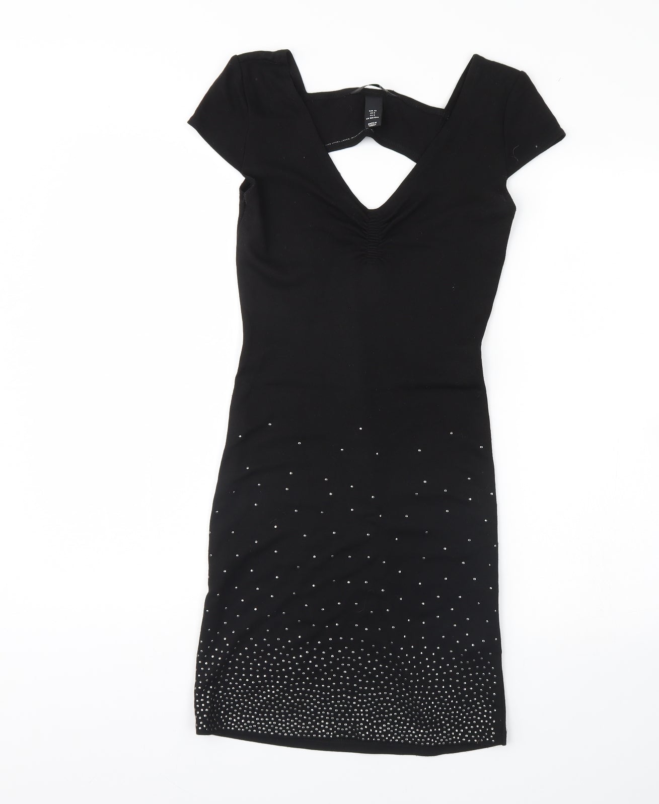 H&M Womens Black   Bodycon  Size 10