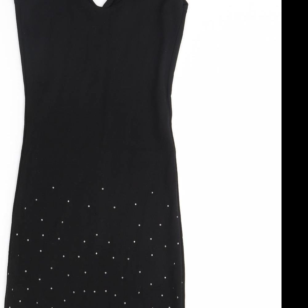 H&M Womens Black   Bodycon  Size 10