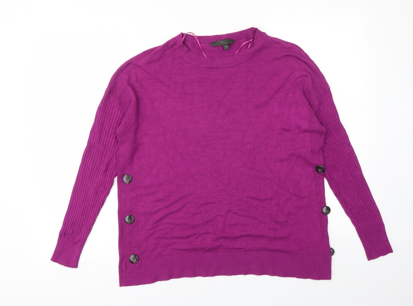 Bonmarché Womens Purple   Pullover Jumper Size 16