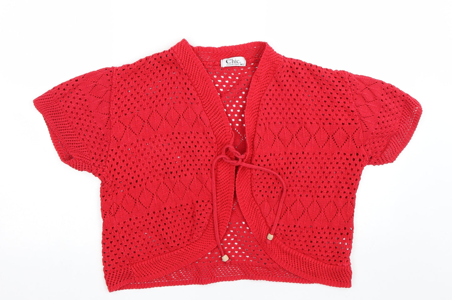 CHIC Womens Red   Cape Jumper Size M