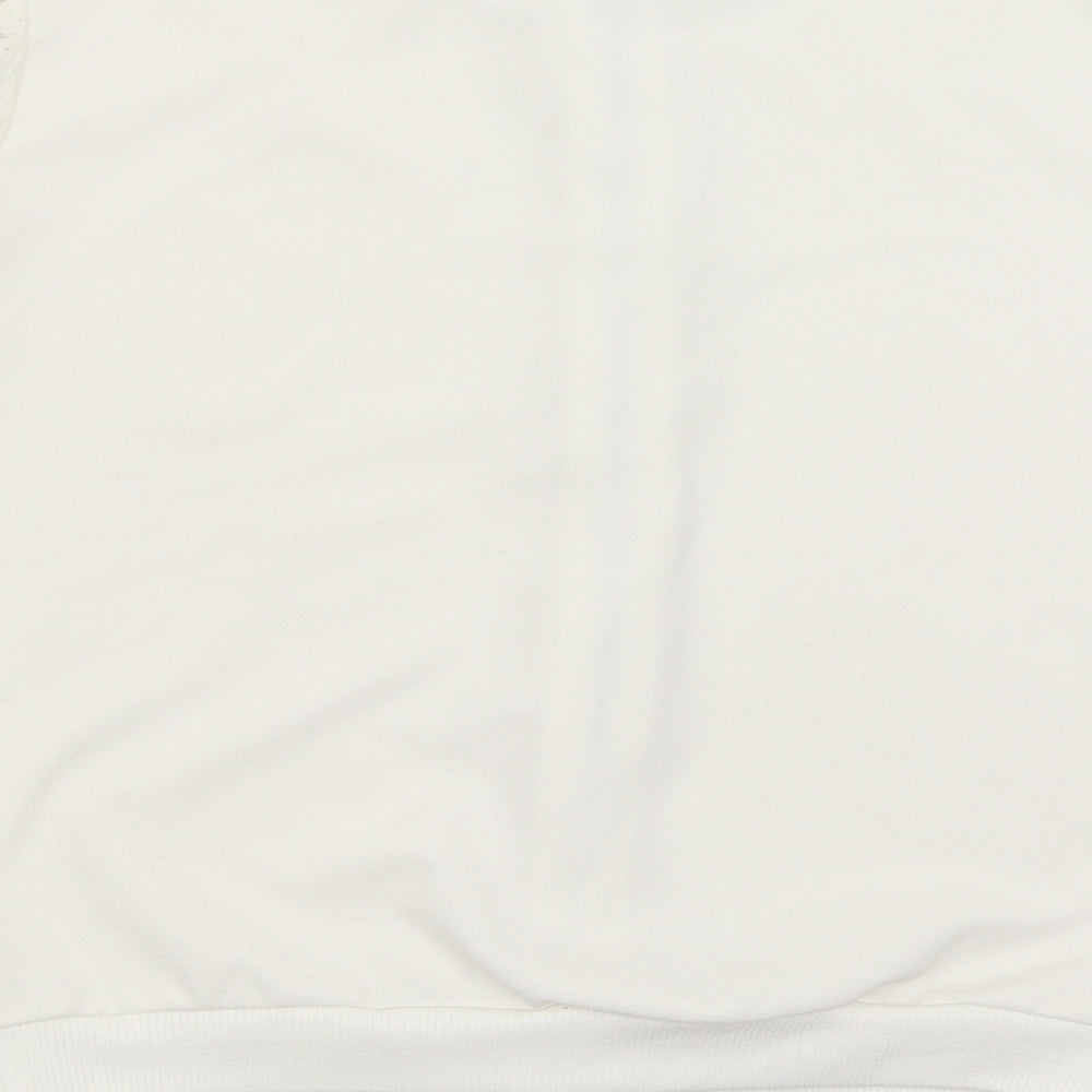 Select Womens White   Full Zip Jumper Size 6