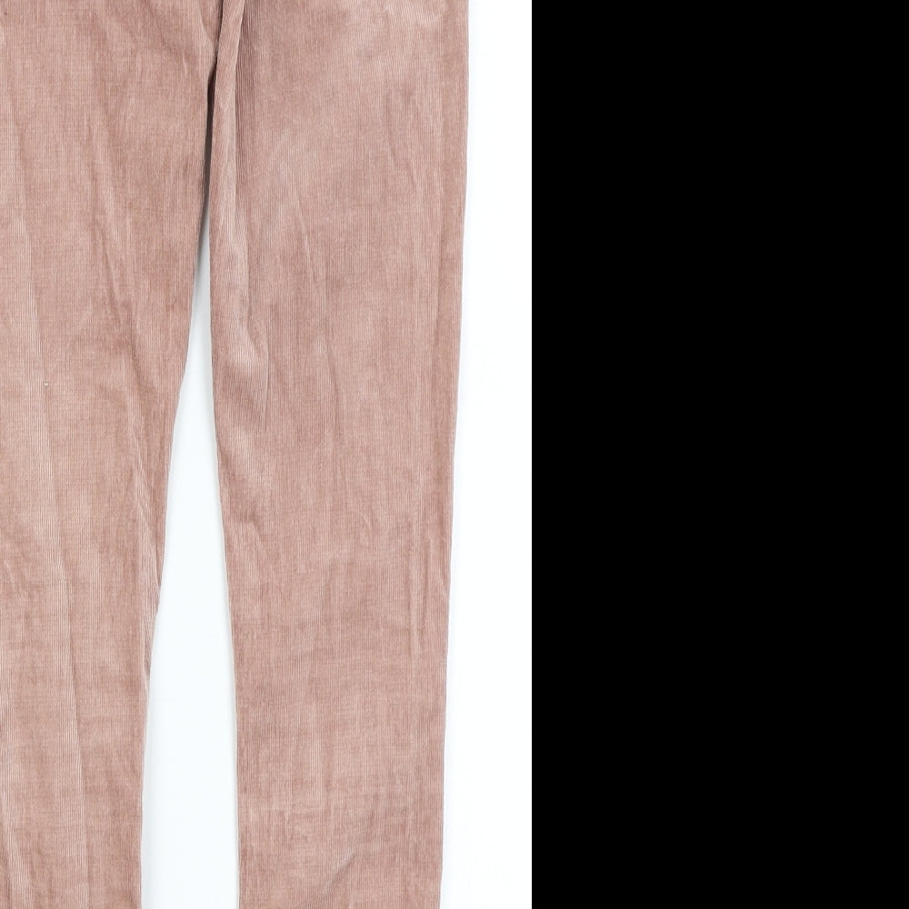 Denim Co Womens Pink   Capri Trousers Size 6 L26.5 in