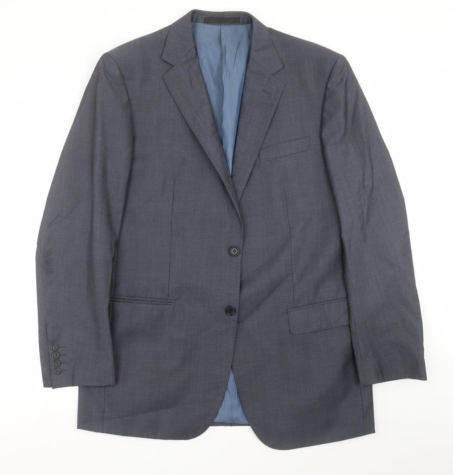 Marks and Spencer Mens Blue   Jacket Suit Jacket Size 42