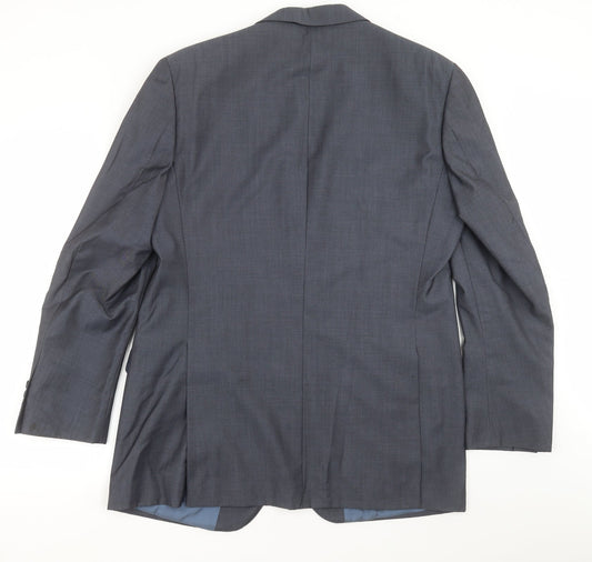 Marks and Spencer Mens Blue   Jacket Suit Jacket Size 42