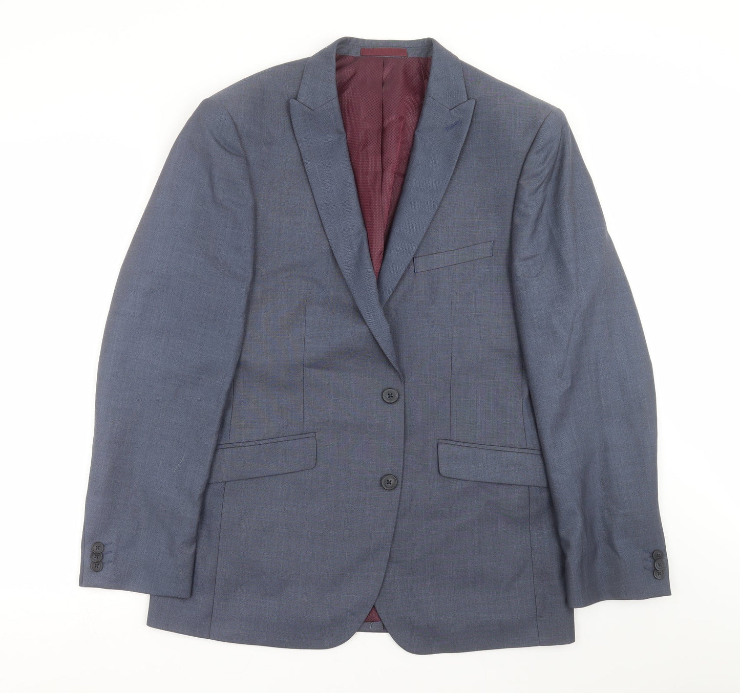 Taylor & Wright Mens Blue   Jacket Suit Jacket Size 40  - Tailored fit
