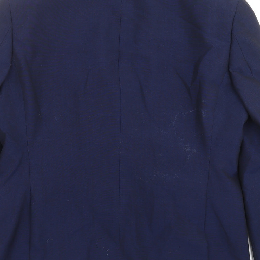 John Lewis Mens Blue   Jacket Suit Jacket Size 40