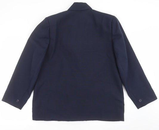 Citilites Womens Blue   Jacket Suit Jacket Size 18
