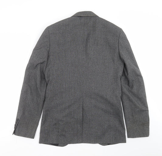 Cedar Wood State Mens Grey   Jacket Suit Jacket Size 34
