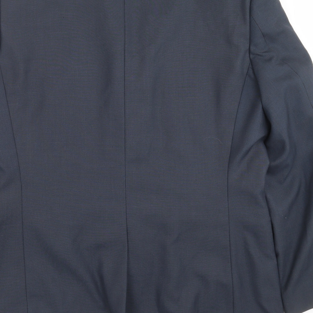George Mens Blue   Jacket Suit Jacket Size 42