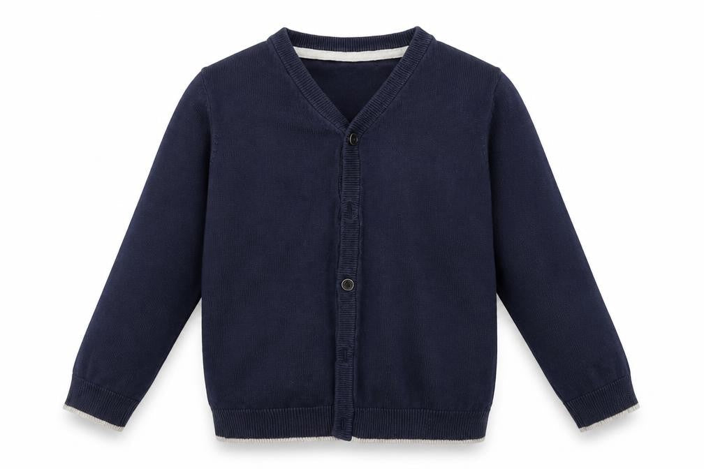 Mothercare Girls Blue   Cardigan Jumper Size 3-4 Years