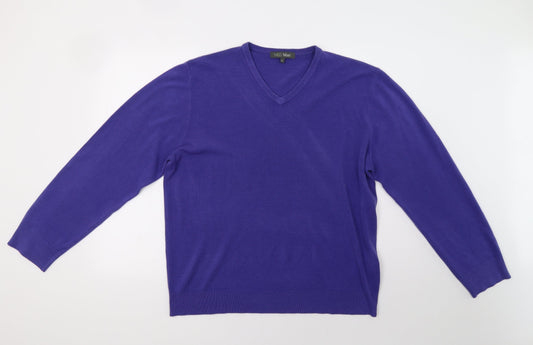 Marks and Spencer Womens Purple   Pullover Sweatshirt Size XL