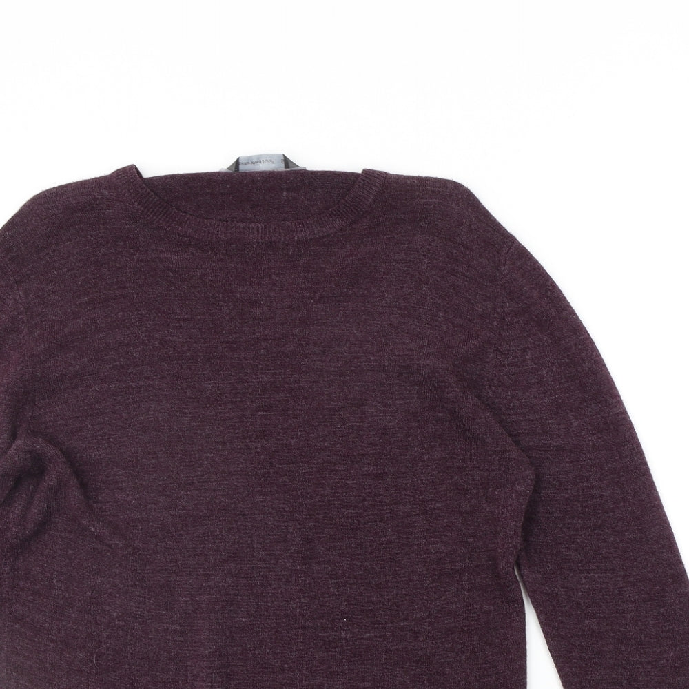 Cedar Wood State Womens Purple   Pullover Jumper Size S