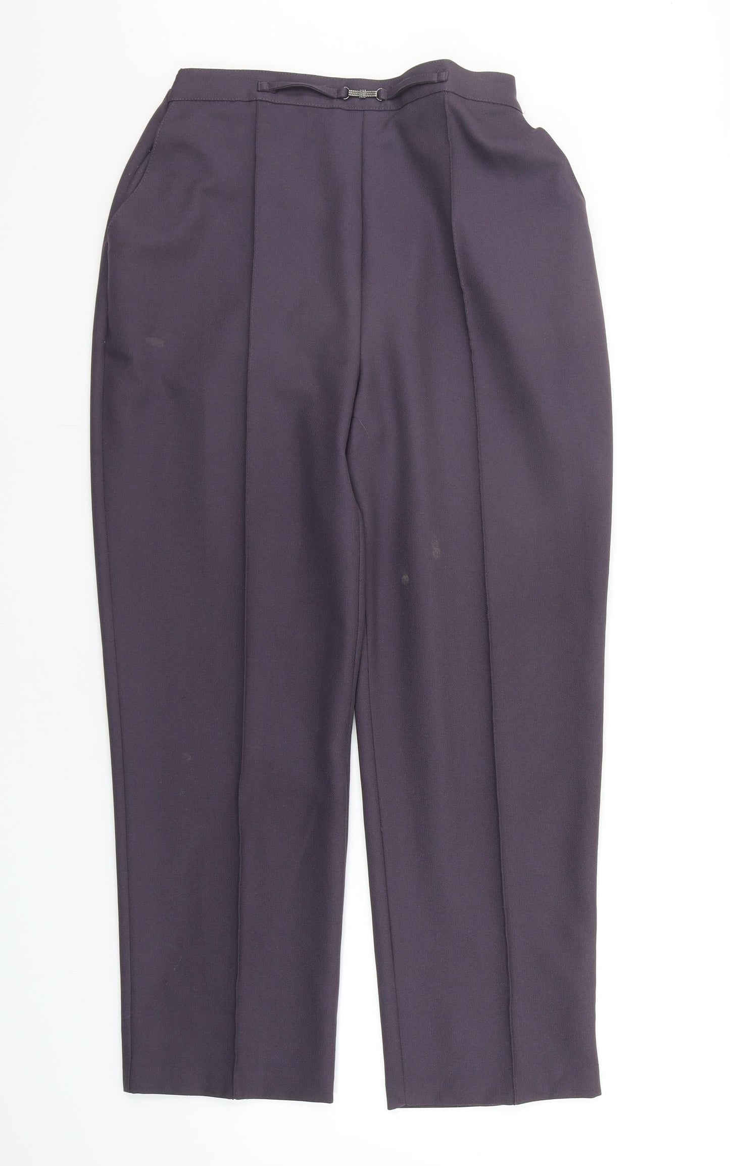 Papaya Womens Purple   Trousers  Size 14 L26 in