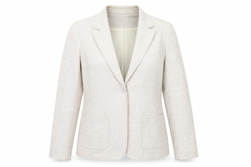 ISLE Essentials  Womens Beige   Jacket Suit Jacket Size 10