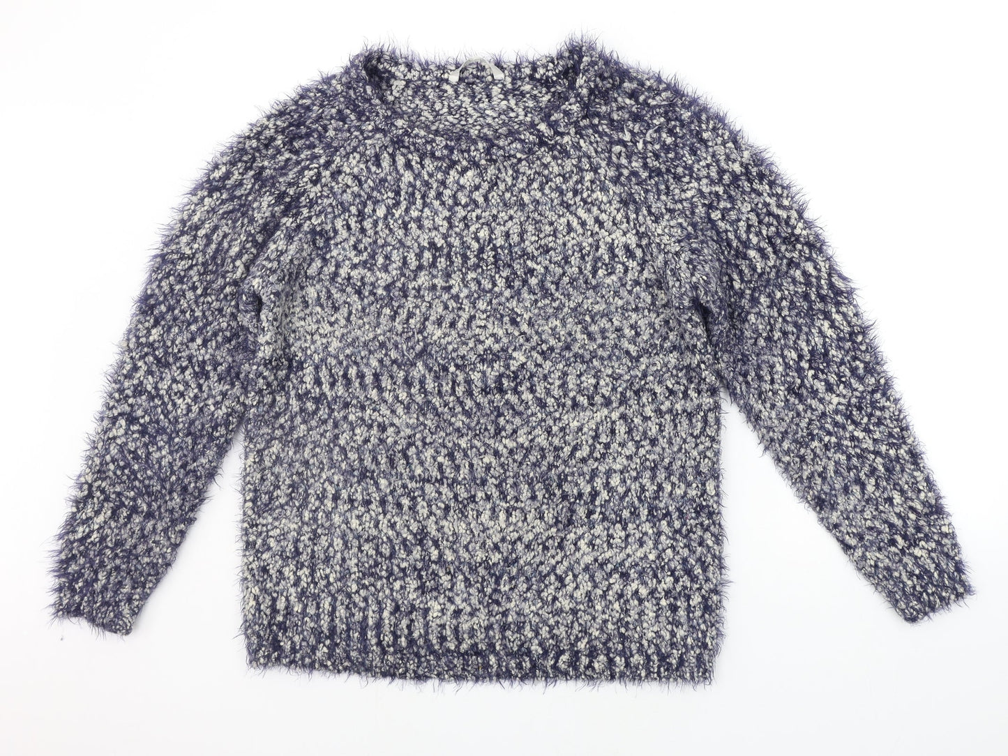 PEBBLE BAY Womens Blue   Pullover Jumper Size L