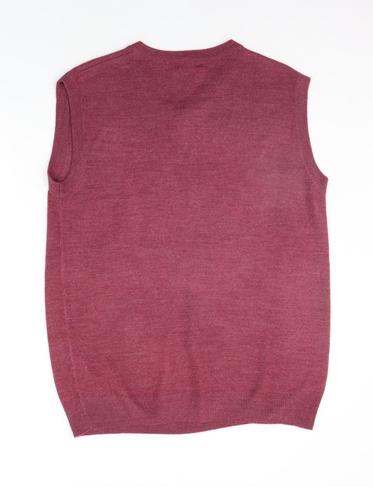 PREMIER MAN Womens Purple   Pullover Jumper Size M