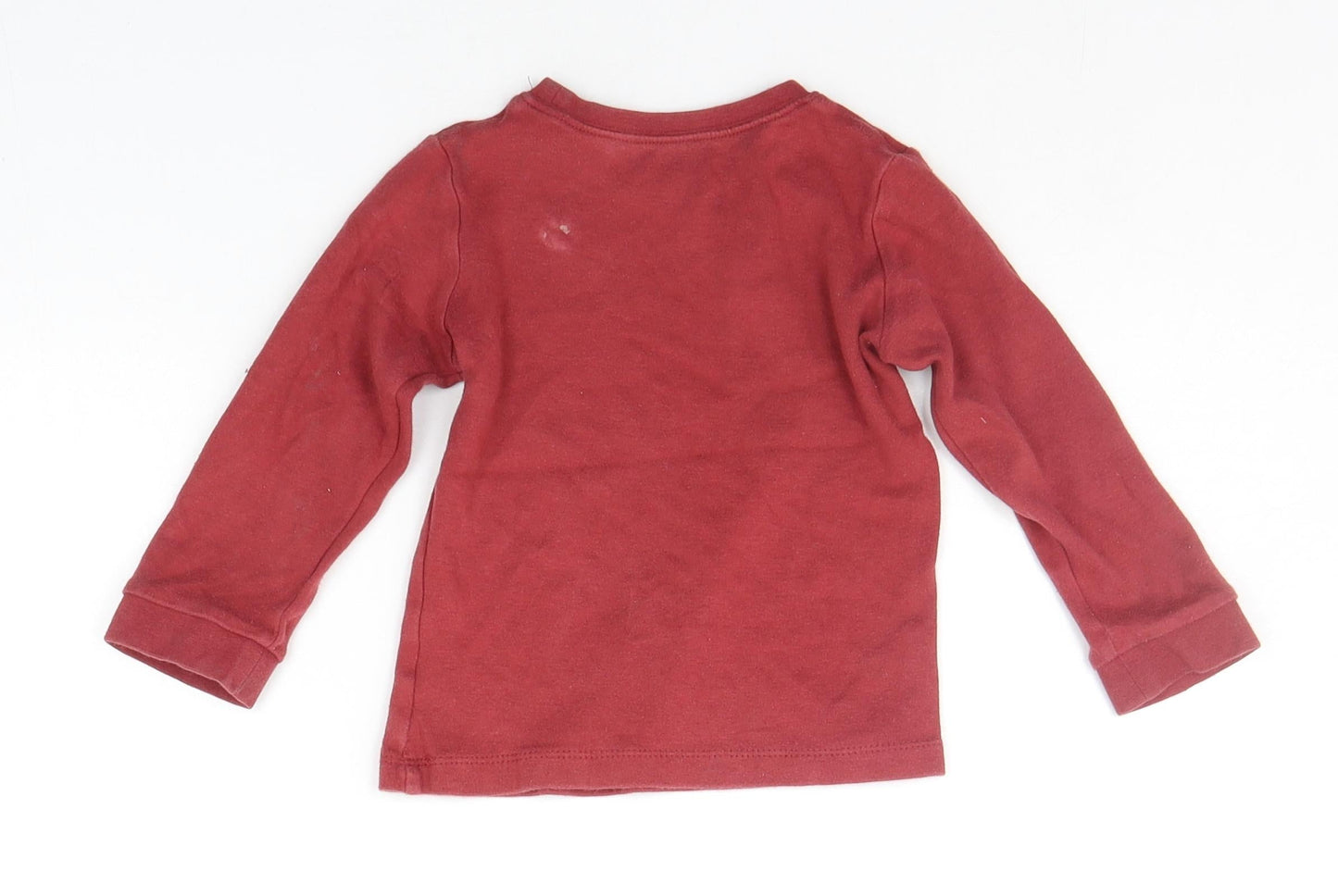 George Baby Orange   Basic T-Shirt Size 18-24 Months  - DINOSAUR