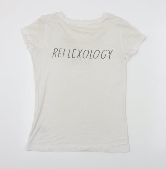 BC Collection  Womens White   Basic T-Shirt Size S