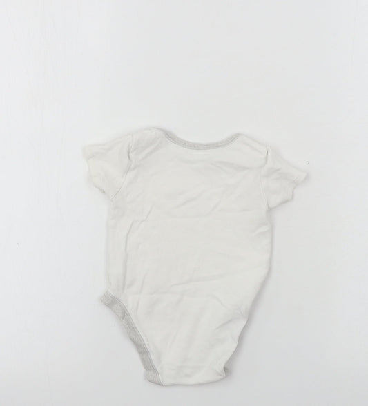pep&co Girls White   Babygrow One-Piece Size 9-12 Months