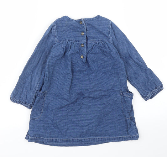 TU Girls Blue  Denim A-Line  Size 12 Months