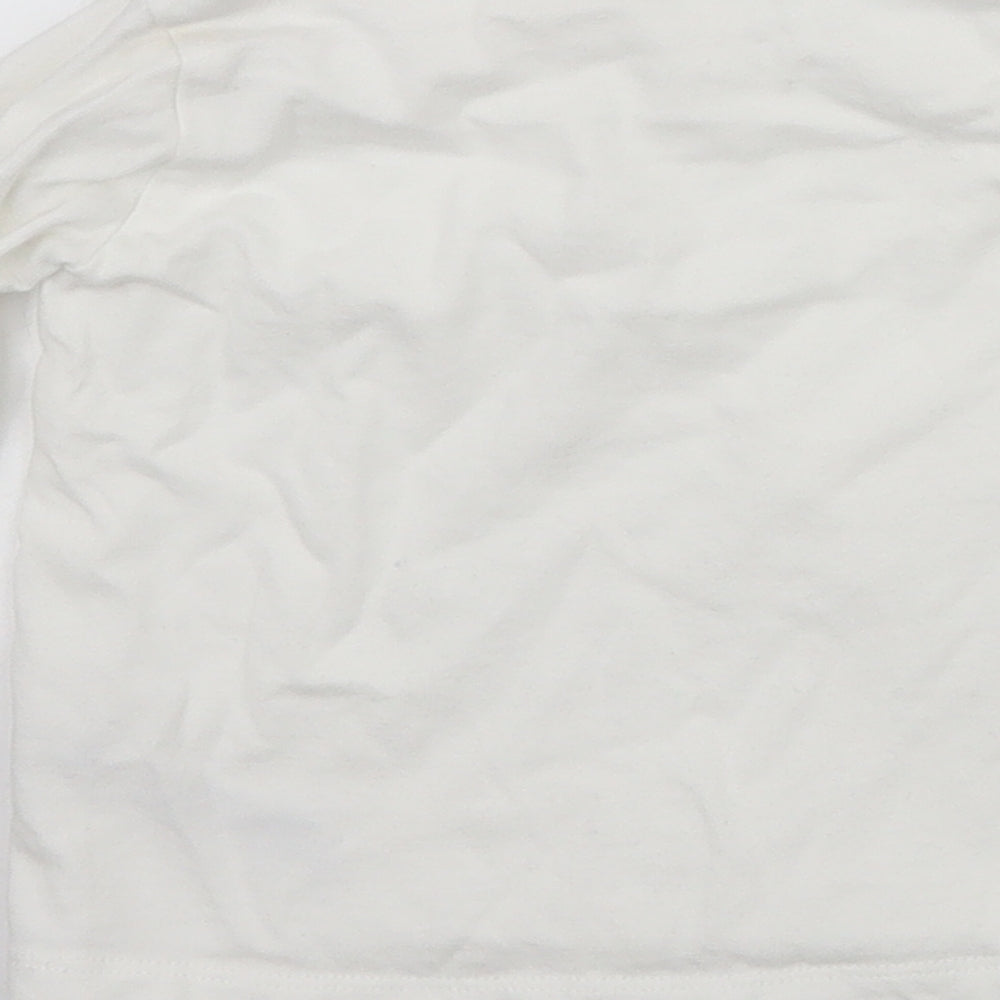 Nutmeg Baby White   Basic T-Shirt Size 9-12 Months