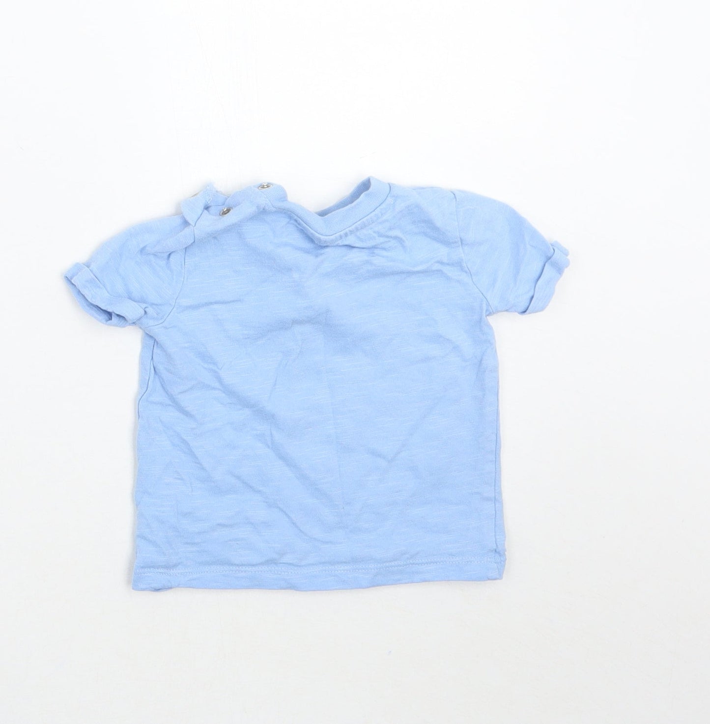 F&F Boys Blue   Basic T-Shirt Size 3-6 Months