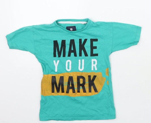 Steel & Jelly Boys Green   Basic T-Shirt Size 2-3 Years