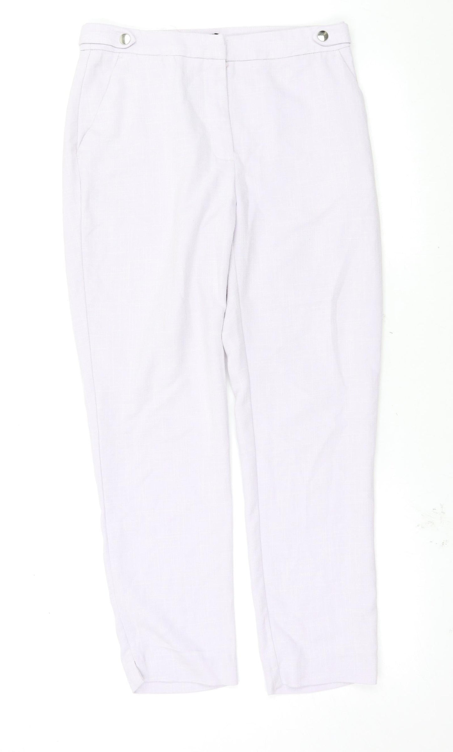 New Look Womens Purple   Trousers  Size 6 L26 in