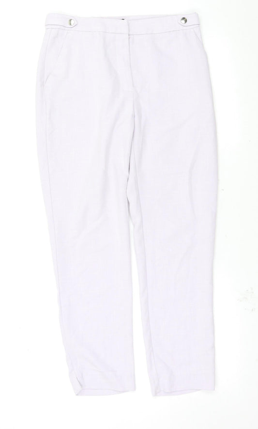 New Look Womens Purple   Trousers  Size 6 L26 in
