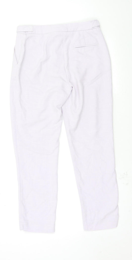 New Look Womens Purple   Trousers  Size 6 L26 in