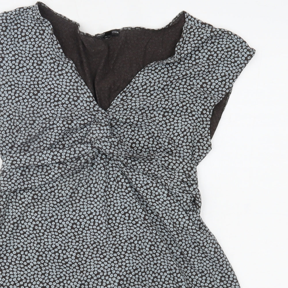 Marks and Spencer Womens Brown Floral  Camisole Blouse Size 12