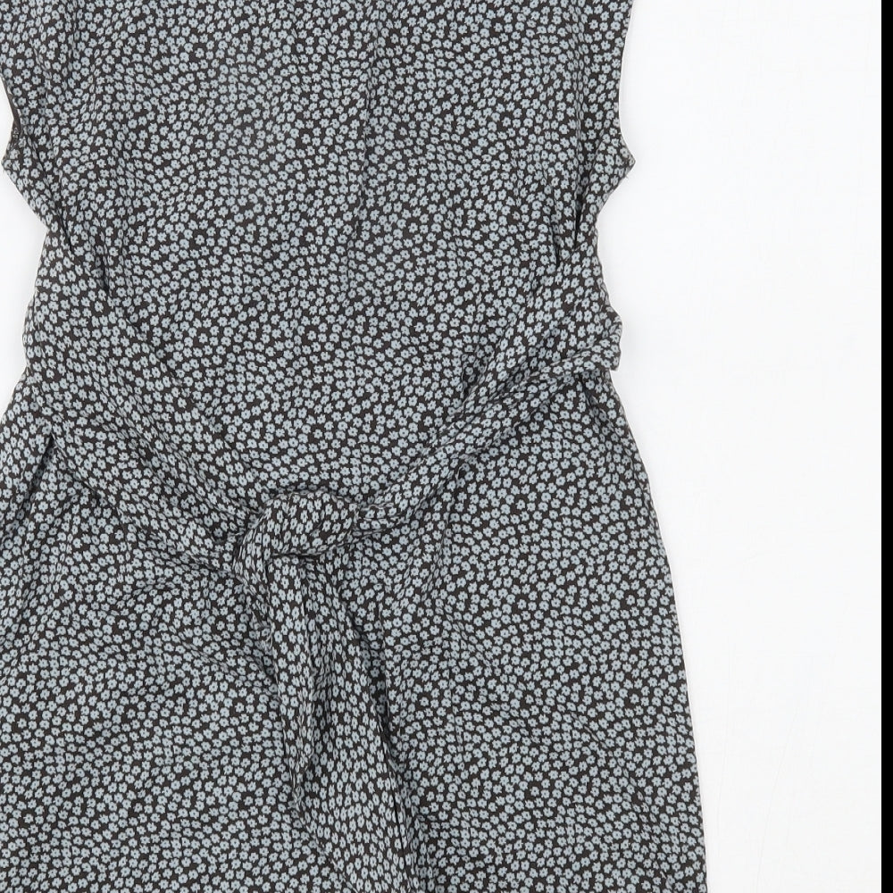 Marks and Spencer Womens Brown Floral  Camisole Blouse Size 12