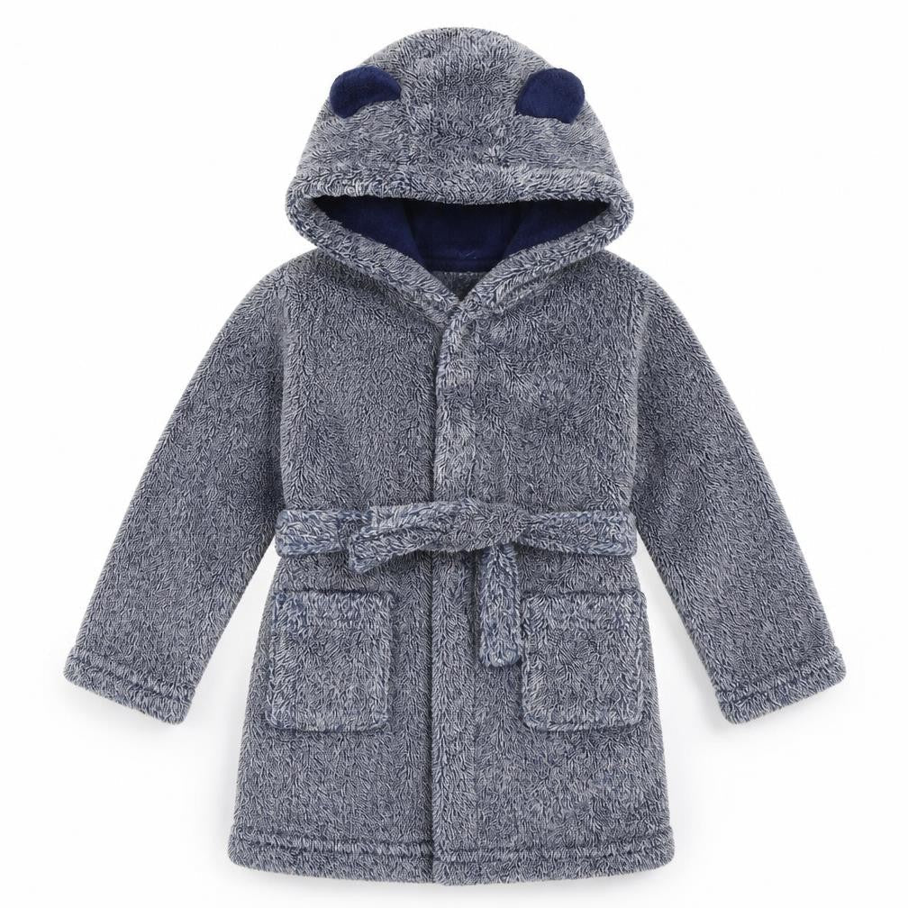 Matalan Boys Blue Solid   Robe Size 2-3 Years
