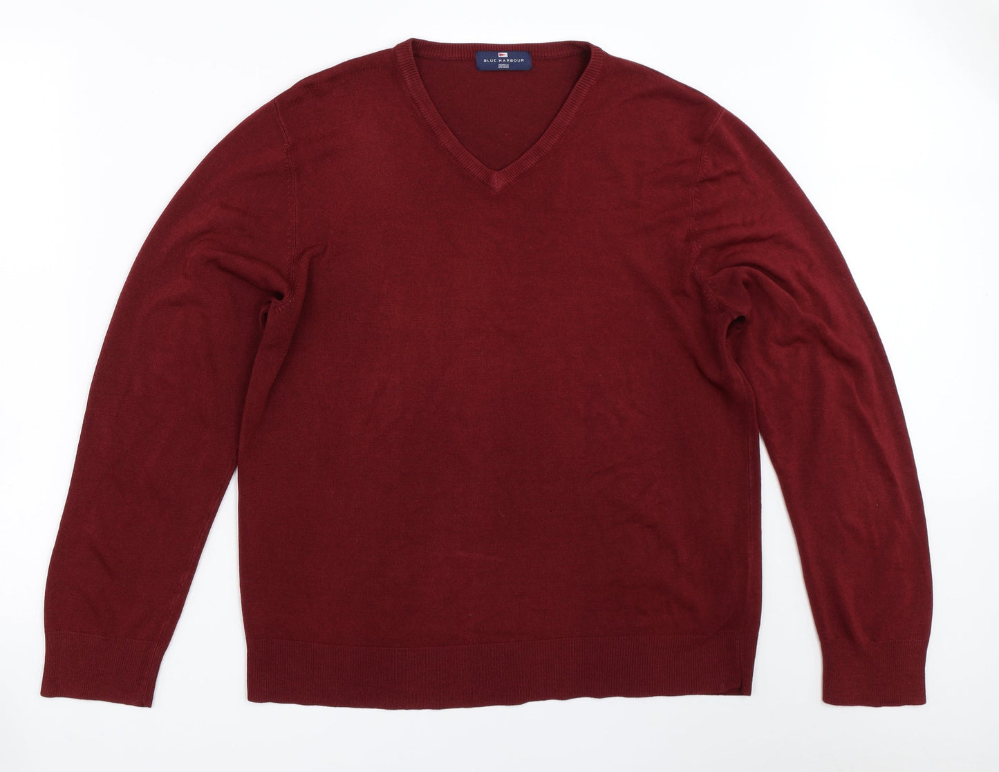Marks and Spencer Mens Red   Pullover Jumper Size L
