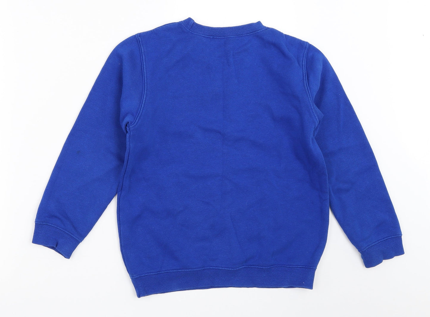 Matalan Boys Blue   Pullover Sweatshirt Size 8 Years  - school