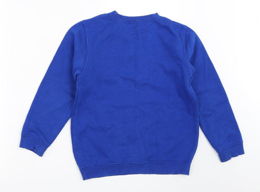 Matalan Boys Blue   Pullover Sweatshirt Size 8 Years  - school