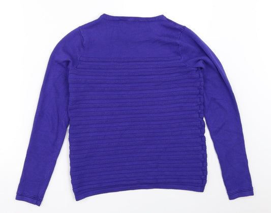 Bonmarché Womens Blue   Pullover Jumper Size XS