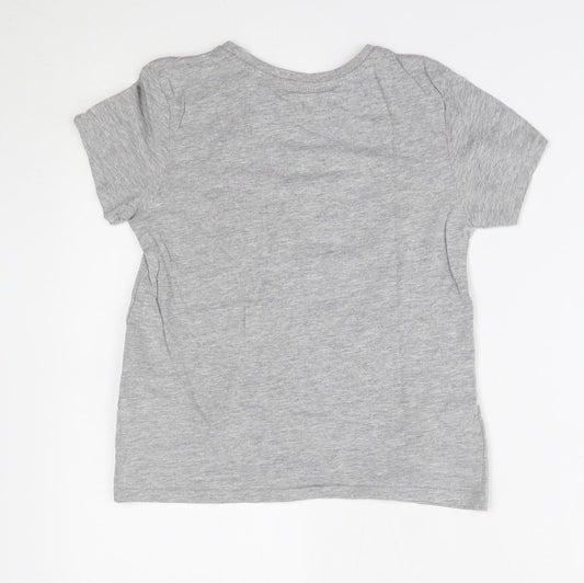 Primark Boys Grey   Basic T-Shirt Size 6-7 Years