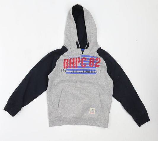 Beverly Hills Polo Club Boys Grey   Pullover Hoodie Size 7-8 Years