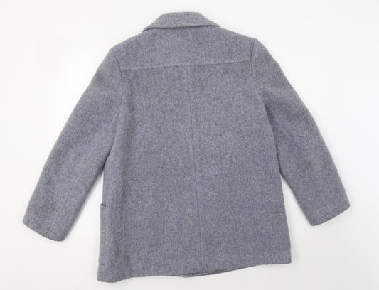 Littlewoods Womens Blue   Pea Coat Coat Size 14