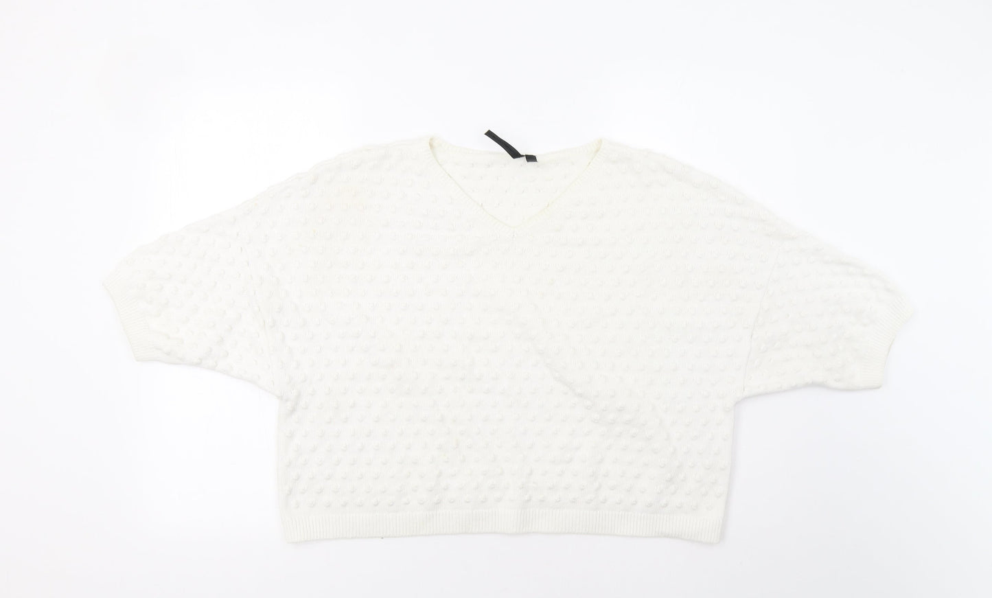 Topshop Womens White   Pullover Jumper Size 10