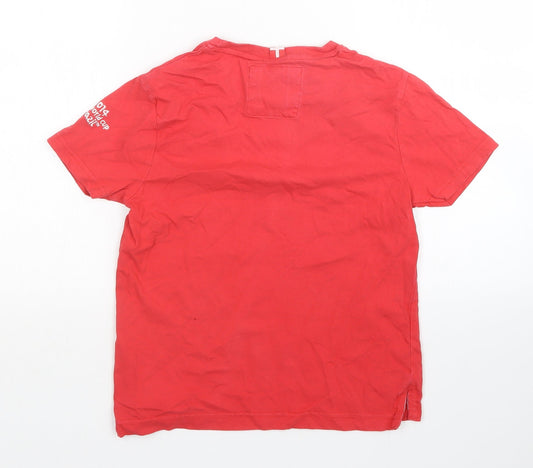 Fifa World Cup Boys Red   Basic T-Shirt Size 7-8 Years  - Switzerland
