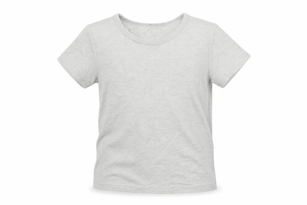 Primark Girls Grey   Basic T-Shirt Size 6-7 Years