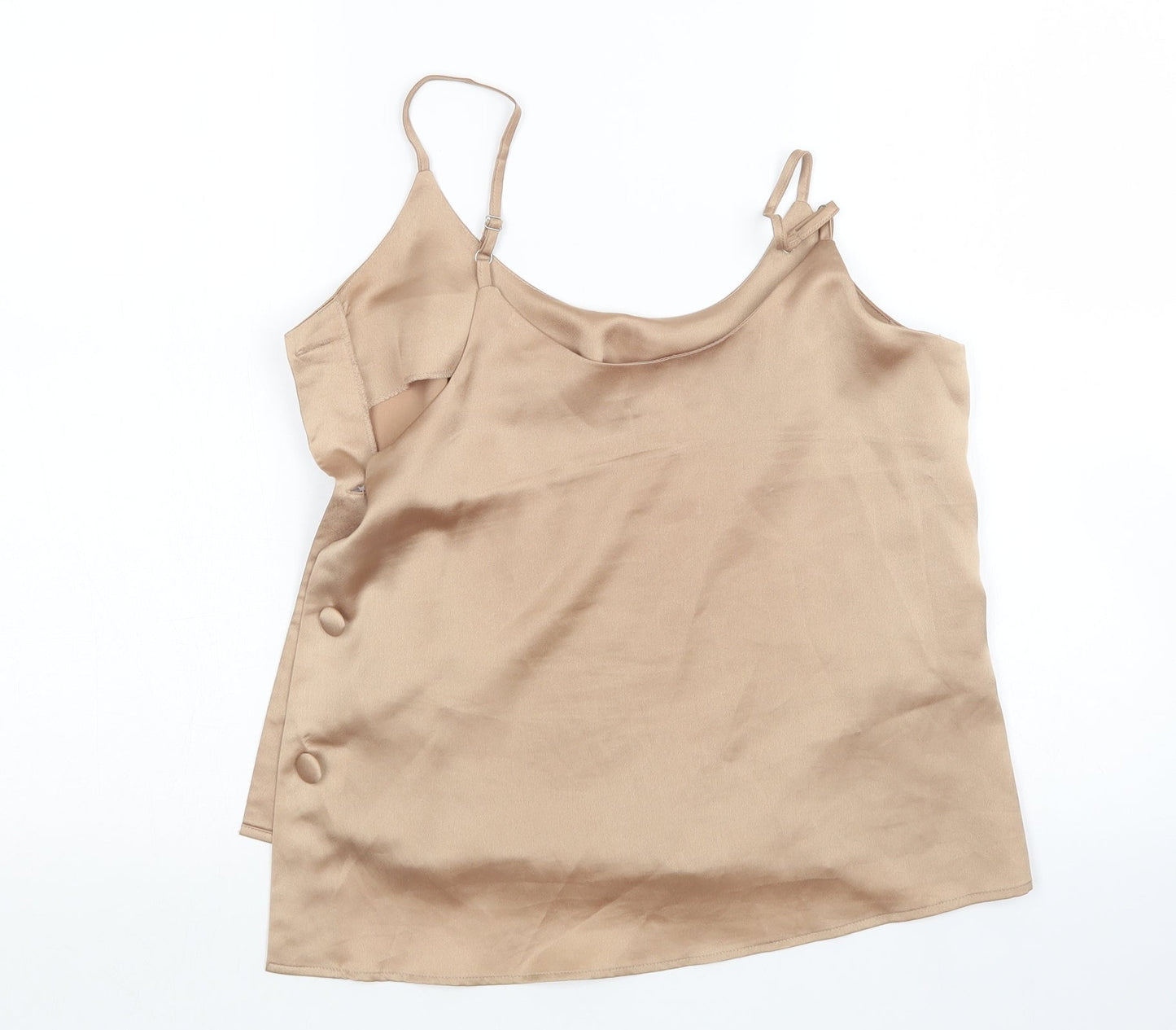 Boohoo Womens Brown   Basic Tank Size 10