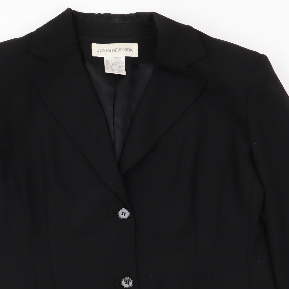 Jones New York Womens Black   Jacket  Size 12