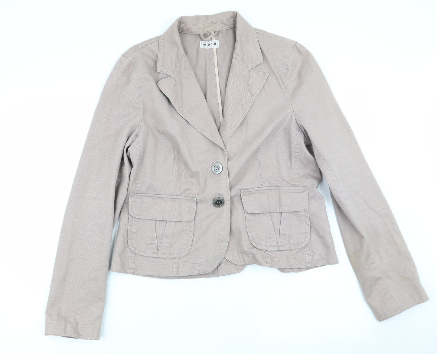 Moto Womens Pink  Denim Jacket